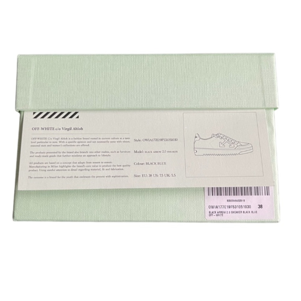 NEW: Off-White 2.0 Zebra Pony Hair Sneaker - Picture 6 of 6